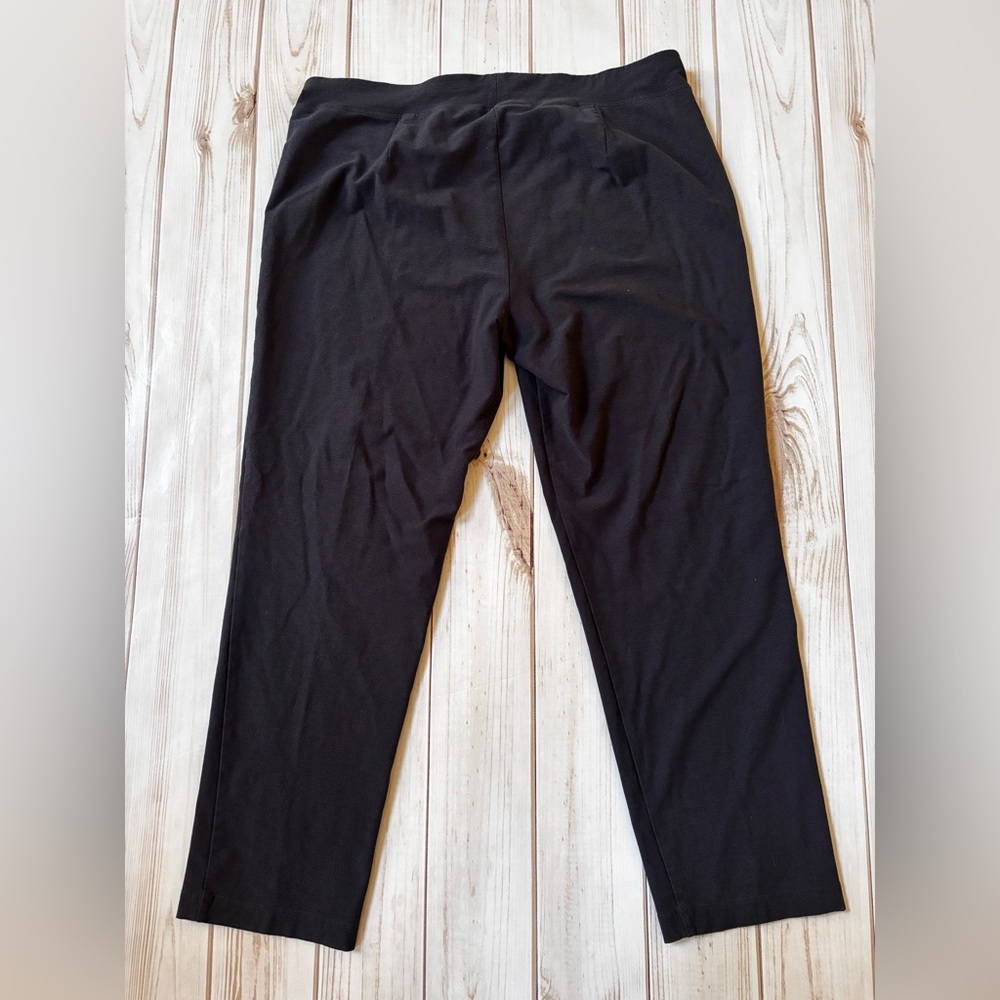 Eileen Fisher stretch crepe ankle pants - Picture 5 of 7
